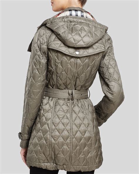 burberry finsbridge quilted coat mink grey|Burberry Finsbridge Quilted Coat .